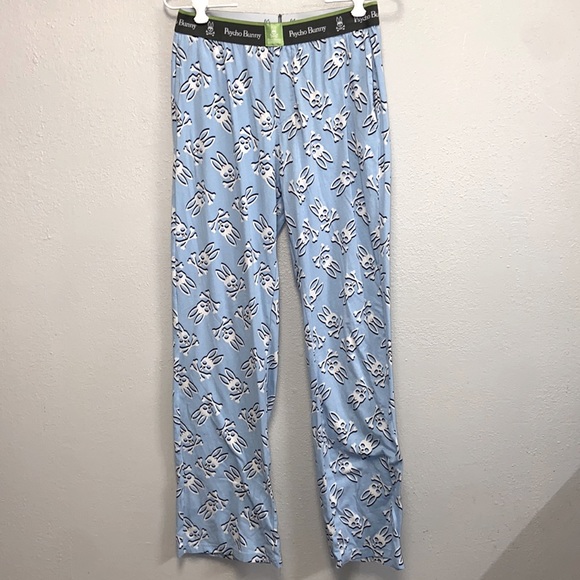 Psycho Bunny Other - Psycho Bunny Size Small Blue with White Skull Bunnies Lounge Pants: 4988